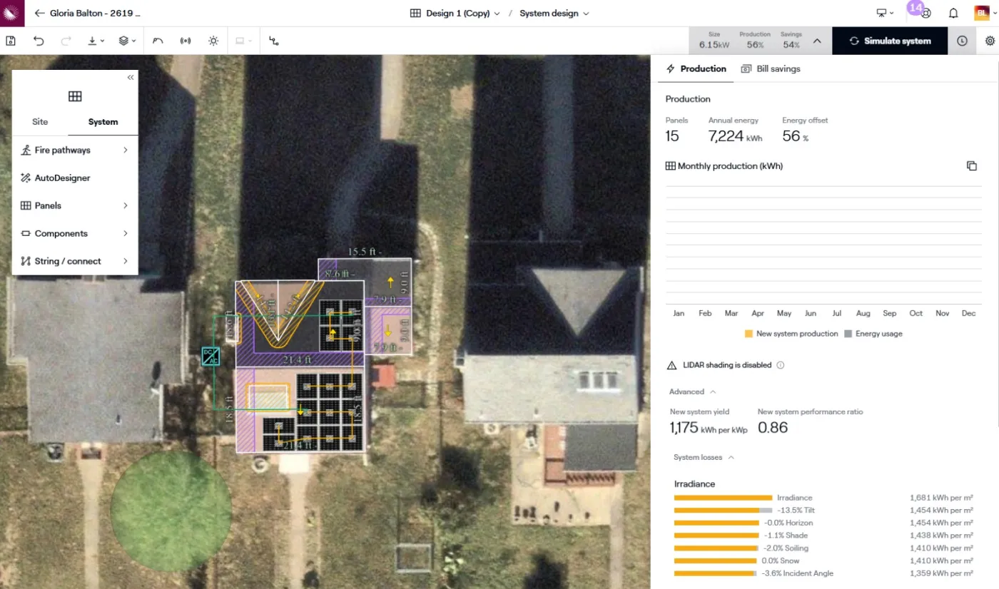 Solar install on Gloria's second property in Washington DC